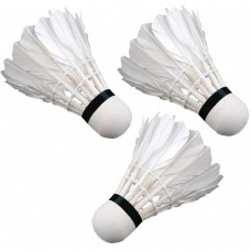 Lotka badminton z piór Enero 3szt biała